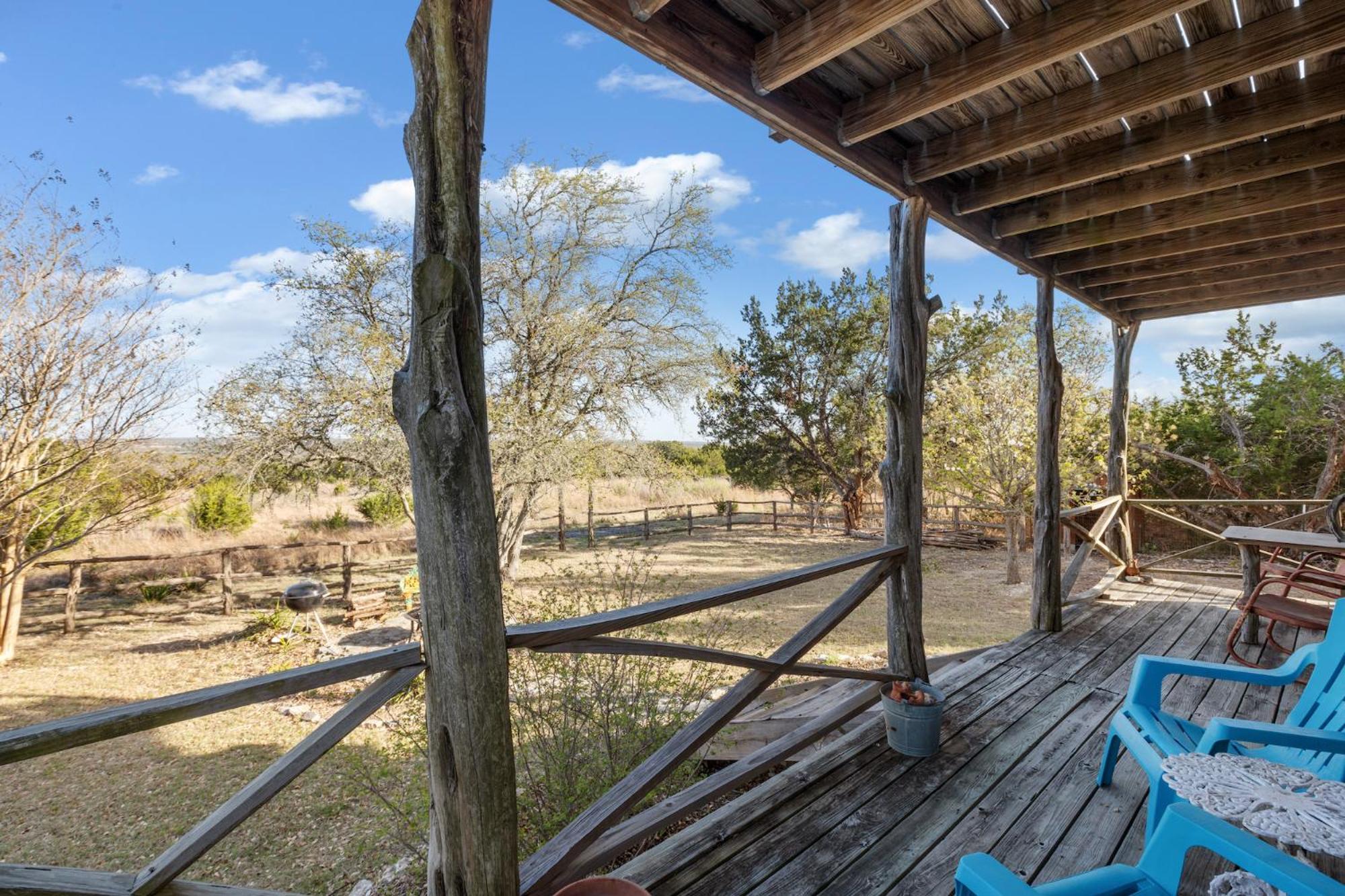 Mighty Oak Log Cabin Fredericksburg Esterno foto