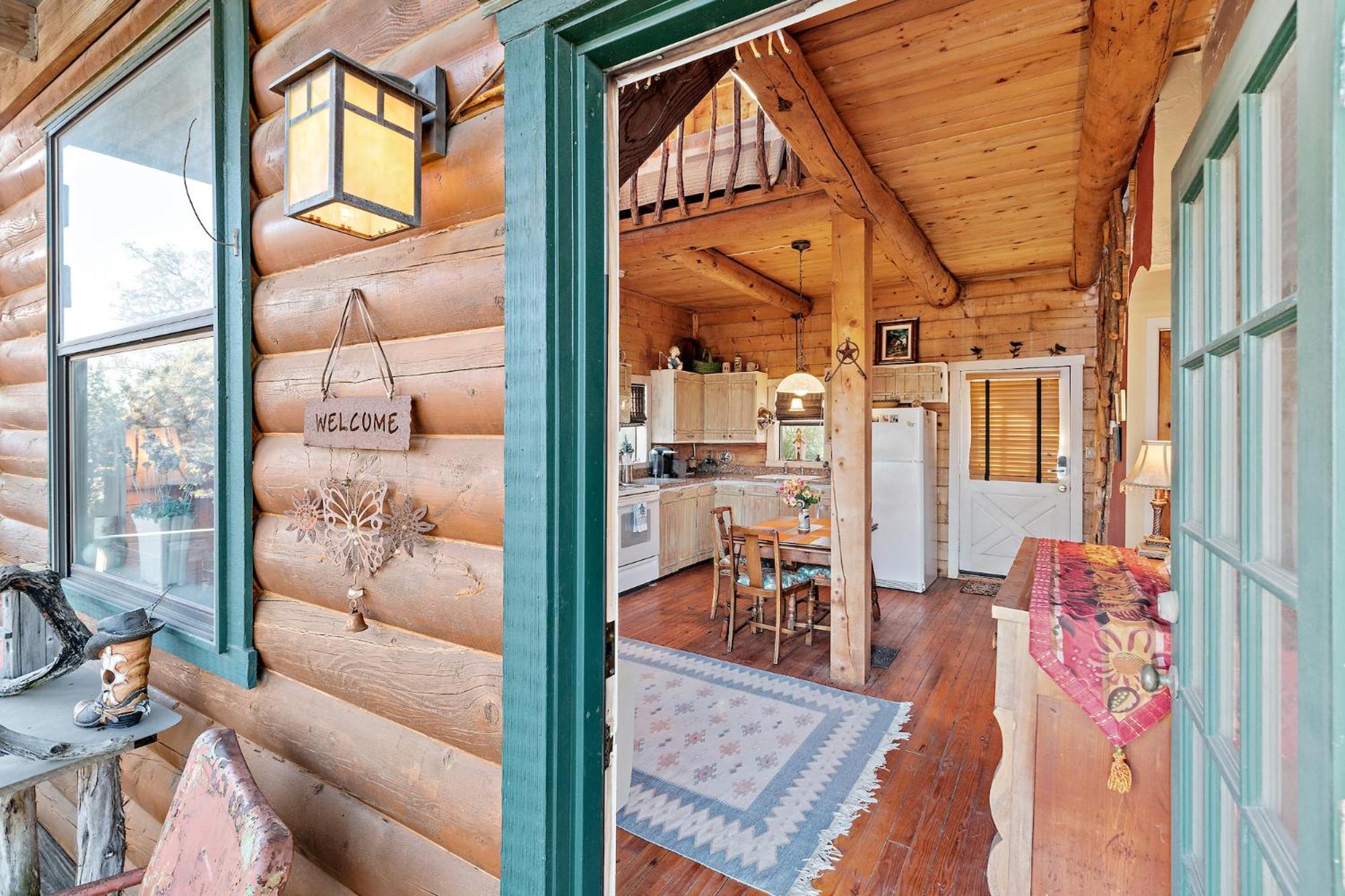Mighty Oak Log Cabin Fredericksburg Esterno foto